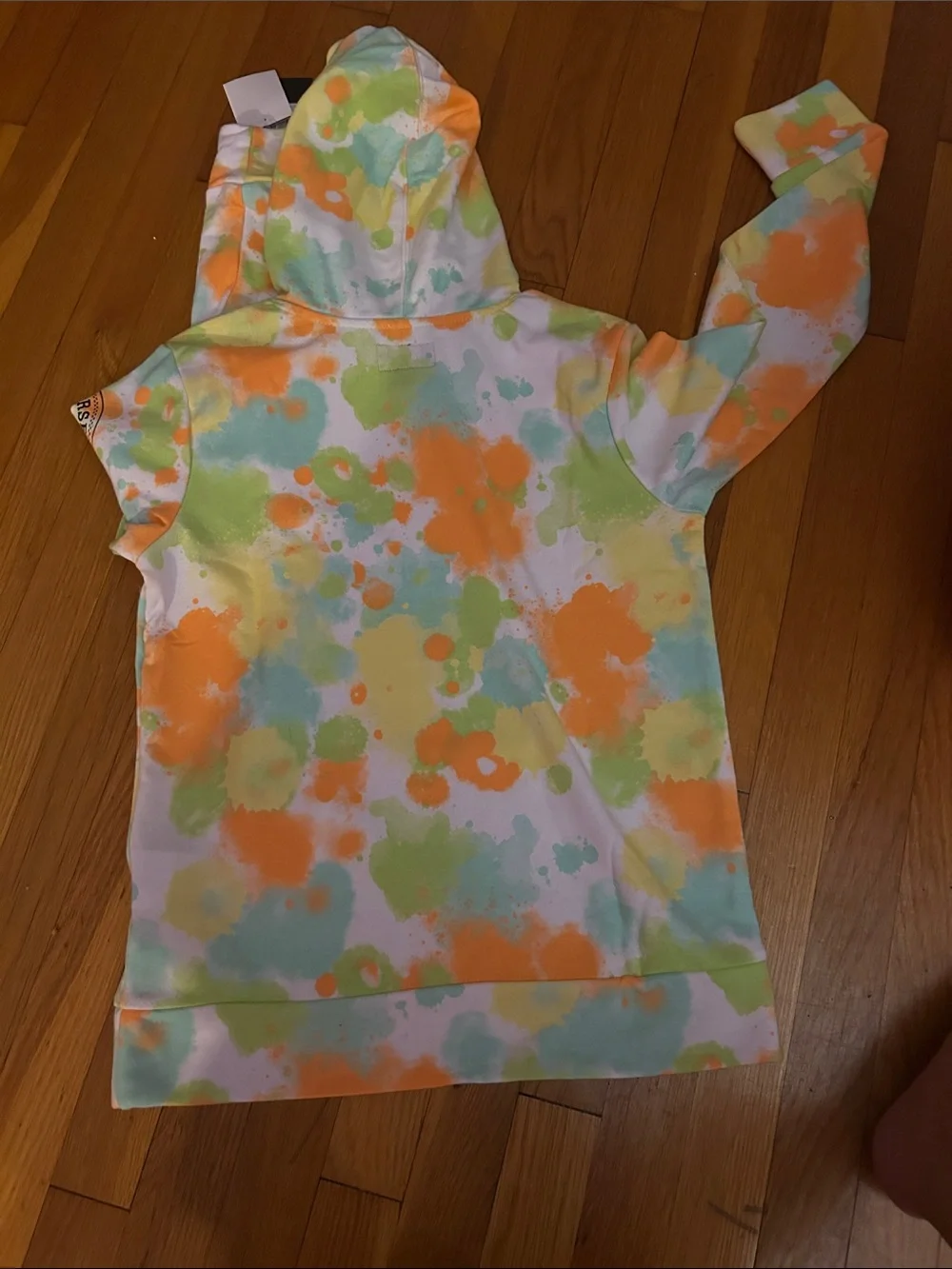 NWT Converse Kids Boys  Tie-Dye Hoodie size large ages 12-13 retro